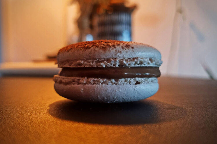 macarons café au namelaka