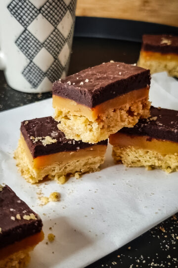 shortbread millionaire recette lilichoquette