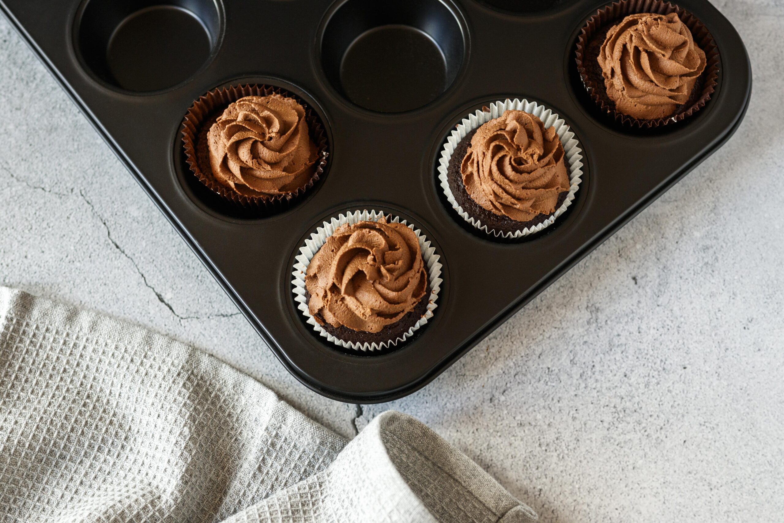 Cupcakes parfaits au chocolat